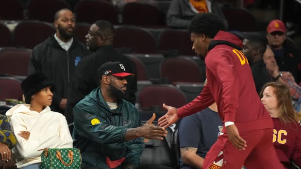 bronny james lebron james men's basketball